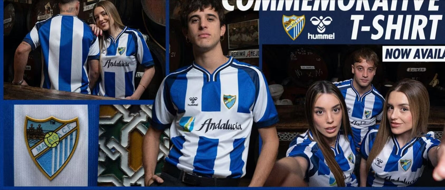 Málaga 2025/2026 Home Fan Version Football Jersey