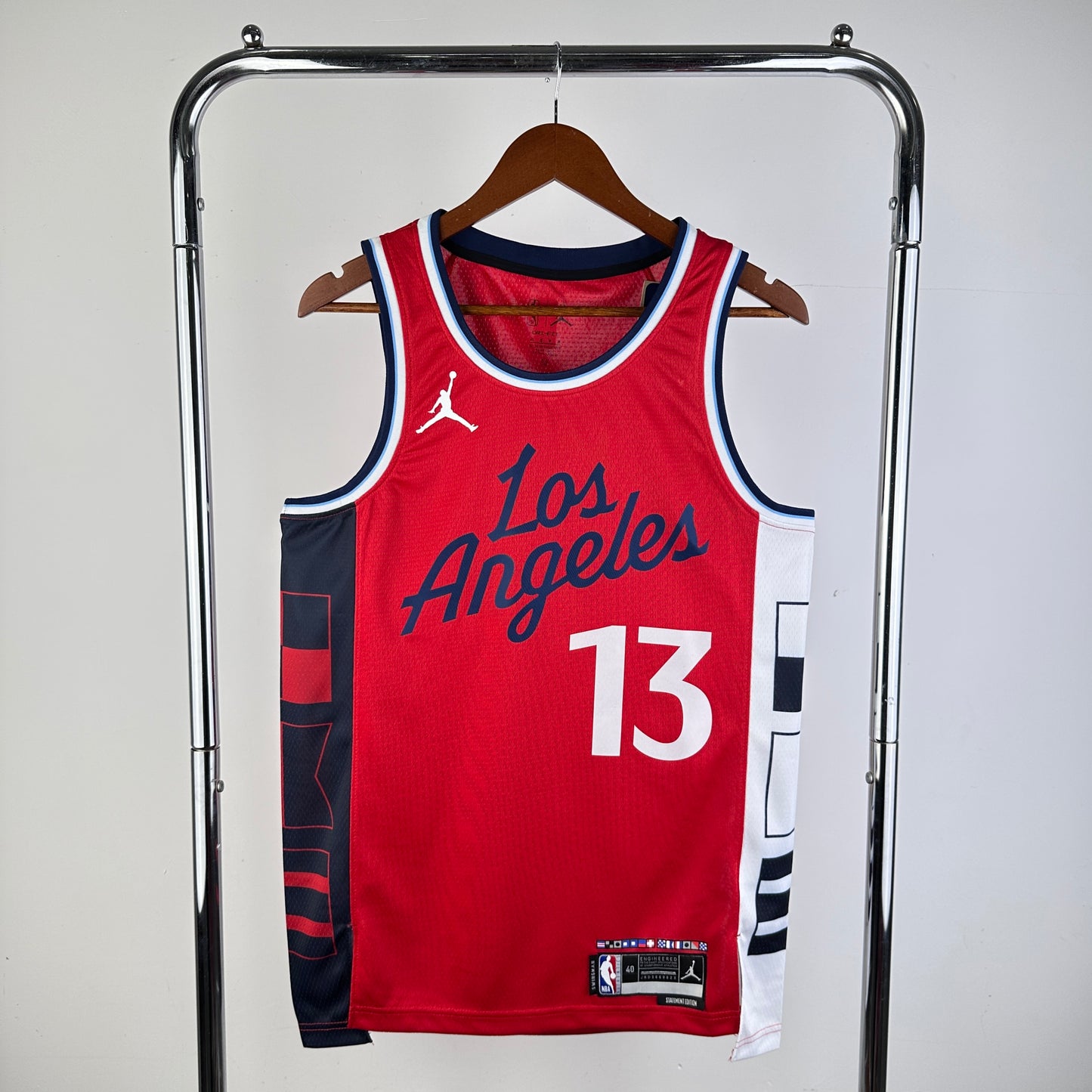 Los Angeles Clippers Red #13 GEORGE NBA Season Jerseys 2025