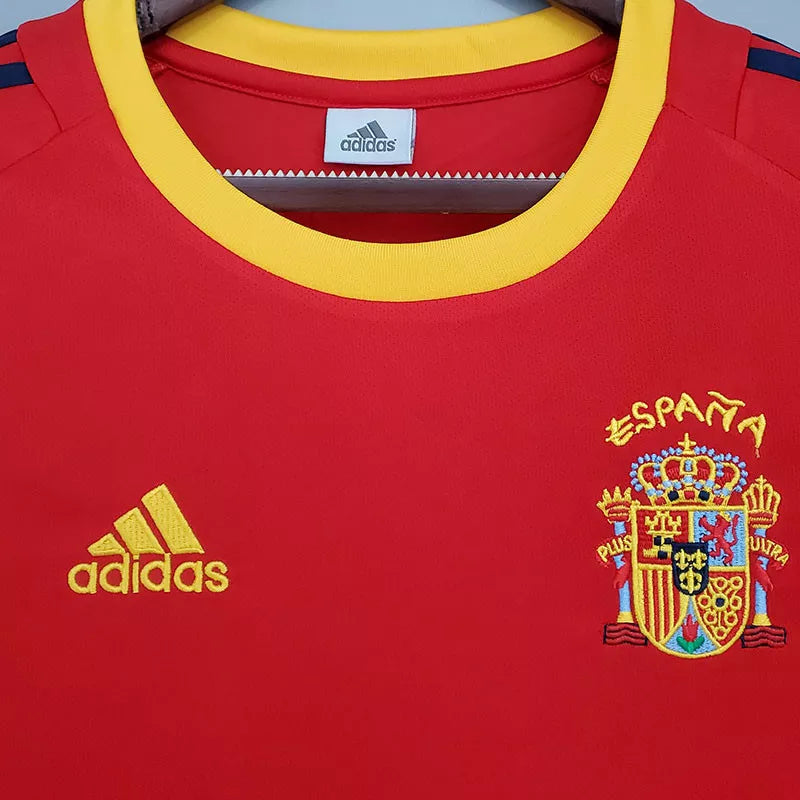 Retro Spain 2002 Home Football Jersey