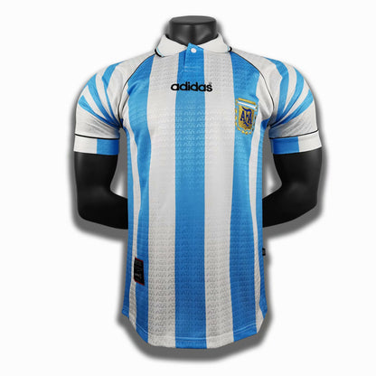 Retro Argentina 1996/1997 Home Football Jersey