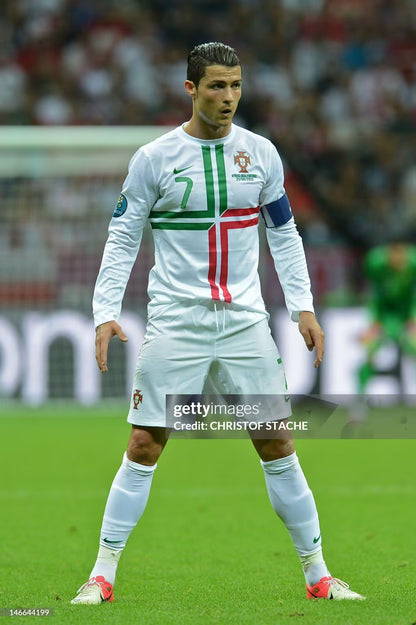 Retro Portugal 2012 Away Player Version Football Jersey