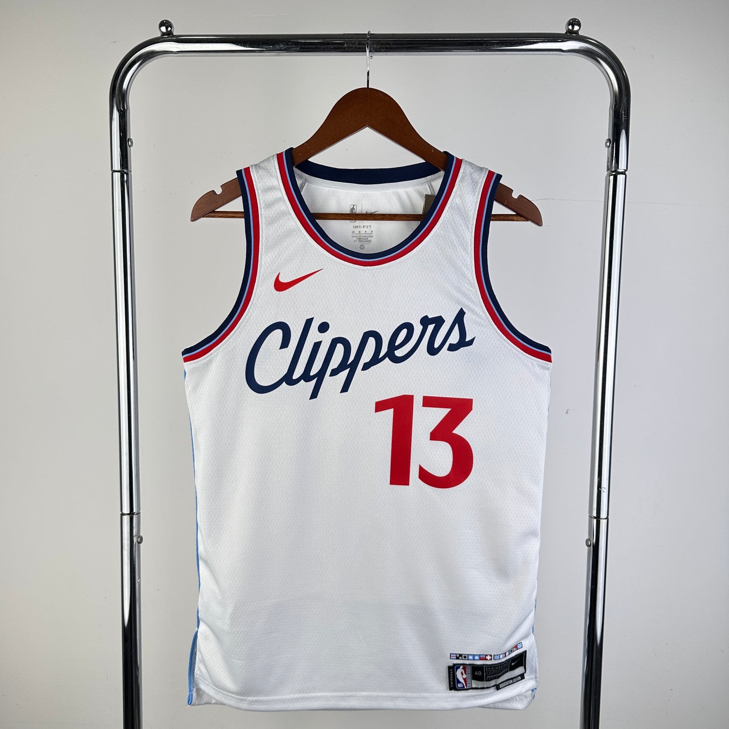 Los Angeles Clippers White #13 GEORGE NBA Season Jerseys 2025