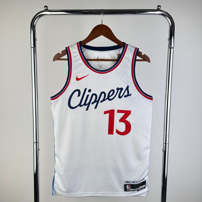 Los Angeles Clippers White #13 GEORGE NBA Season Jerseys 2025