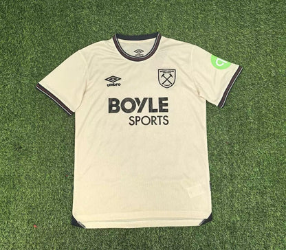 West Ham United 2025/2026 Away Fan Version Football Jersey