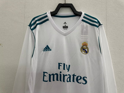 Retro Real Madrid 2017/2018 Home Football Jersey