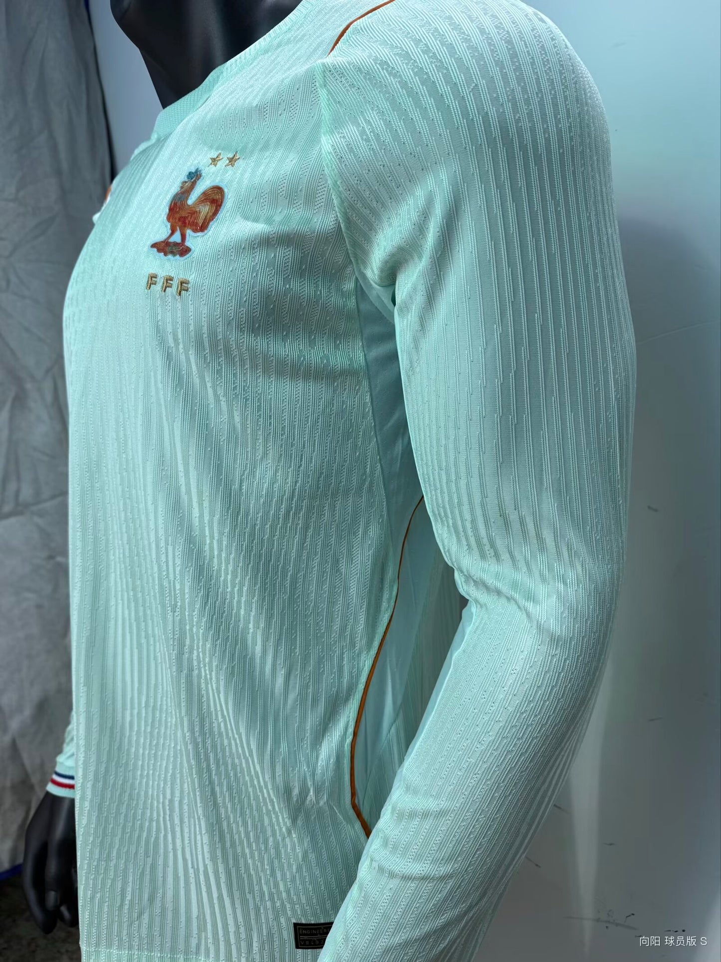 French 2026/2027 Away Long Sleeve Player Version Football Jersey