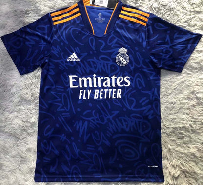 Real Madrid 2021/2022 Away Fan Version Football Jersey