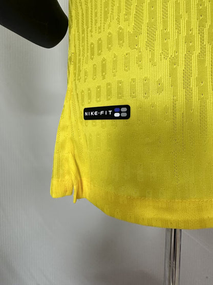 Retro Brazil 1998 Home Player Version Football Jersey
