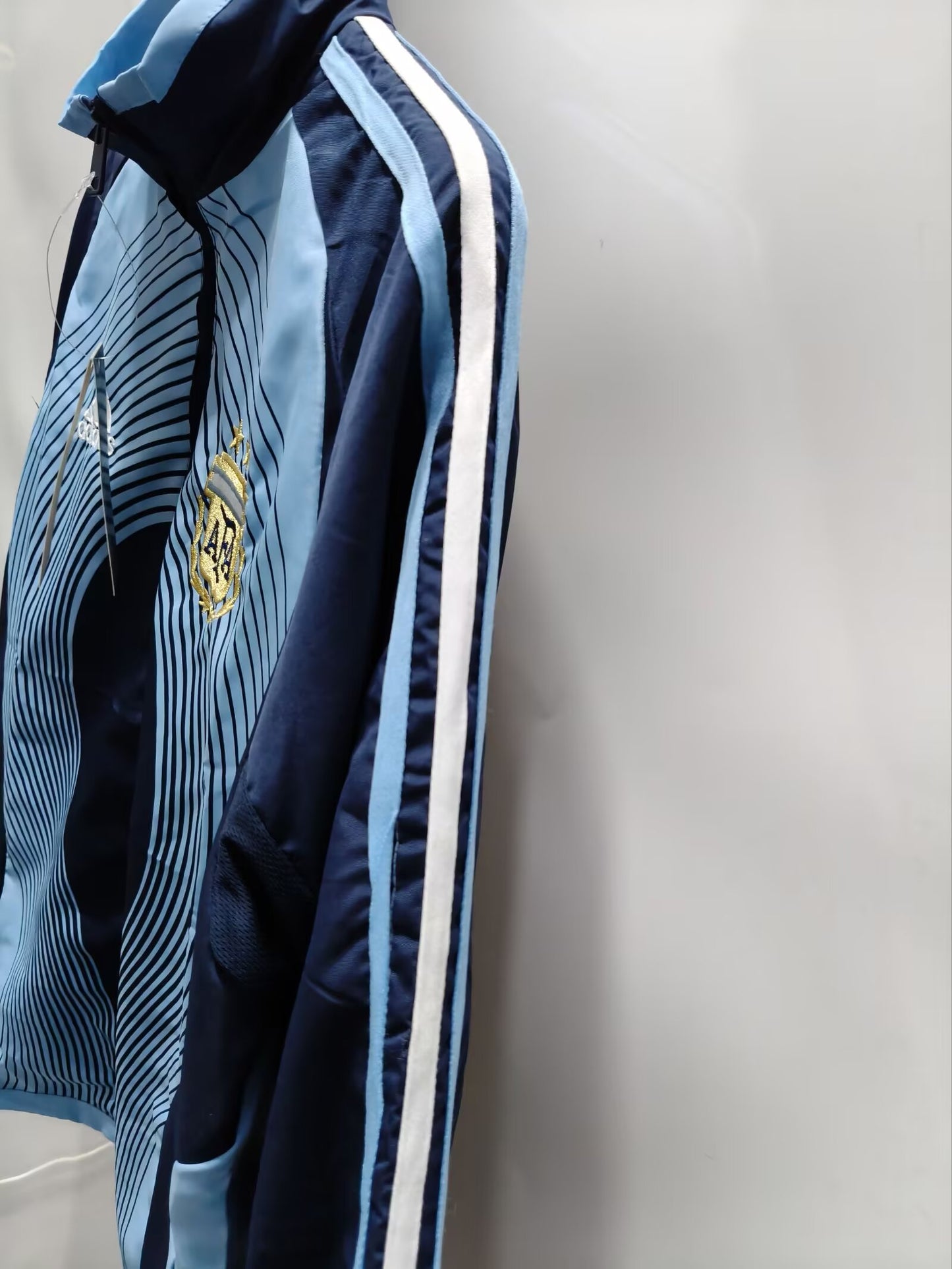 Argentina Windbreaker White Blue Jersey 2026-2027
