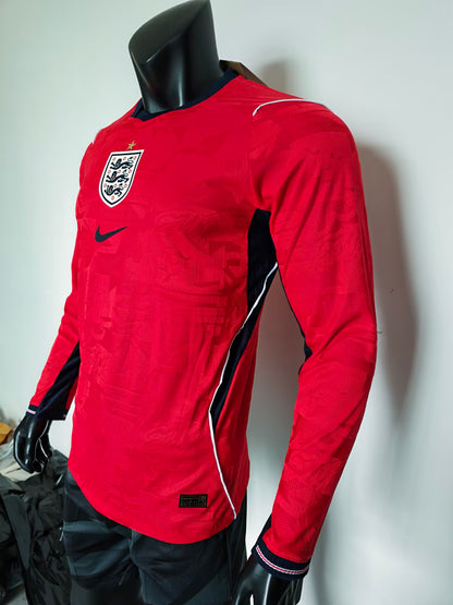 England 2026/2027 Away Long Sleeve Player Version Football Jersey