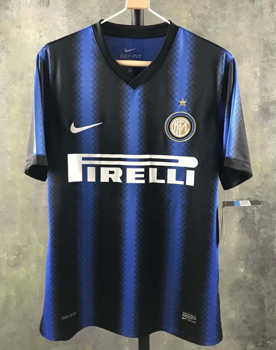 Retro Inter milan 2010/2011 Home Football Jersey