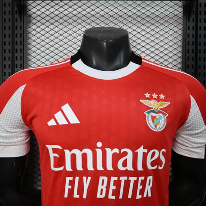 SL Benfica 2025/2026 Home Player Version Football Jersey