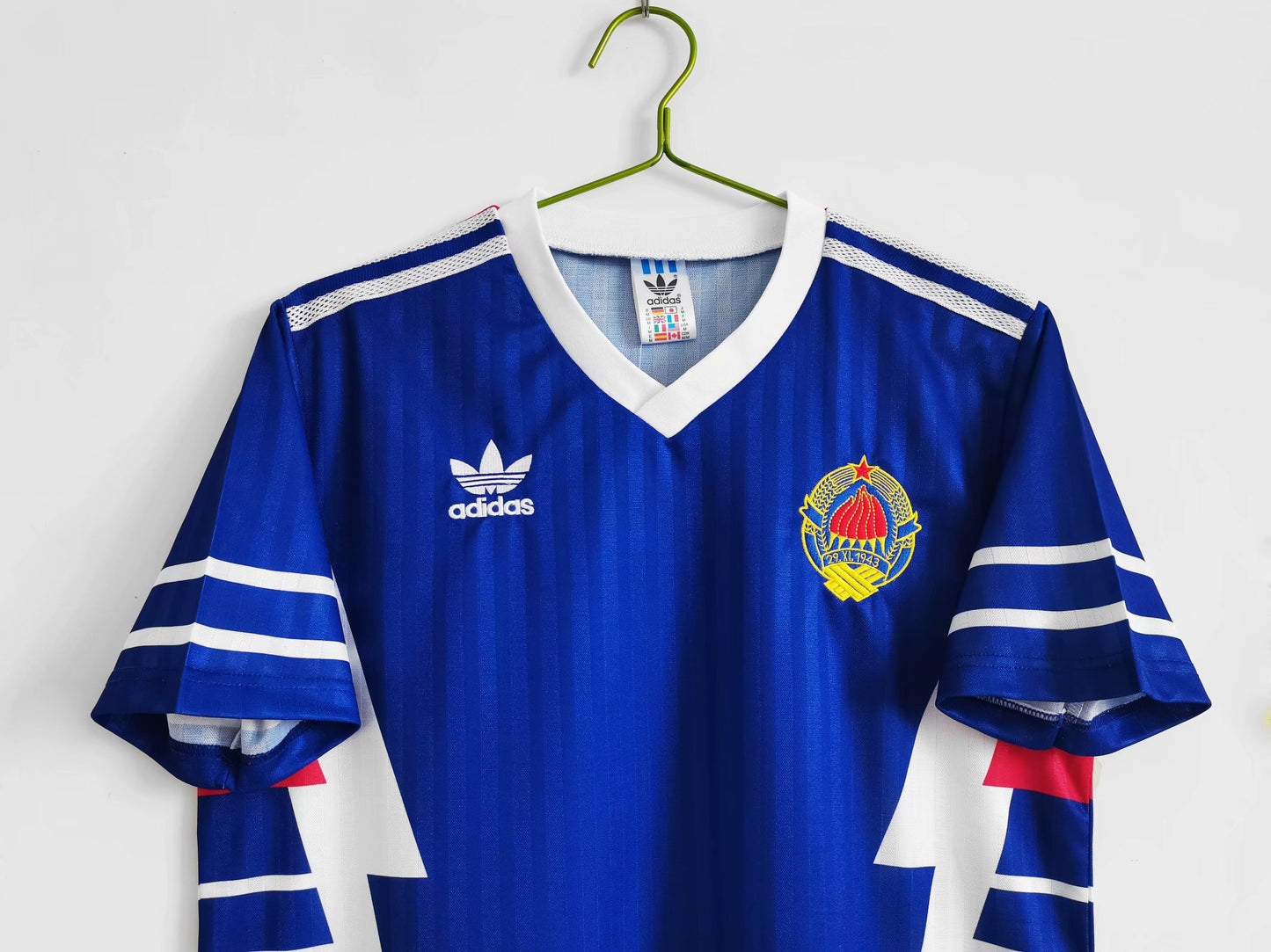 Retro Yugoslavia 1990 Home Football Jersey