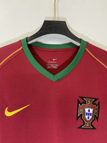 Retro Portugal 2005 Home Football Jersey