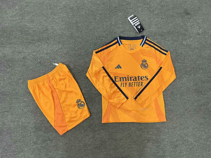 Kids jerseys 2024/2025 Kids Away Long Sleeve Football Jersey