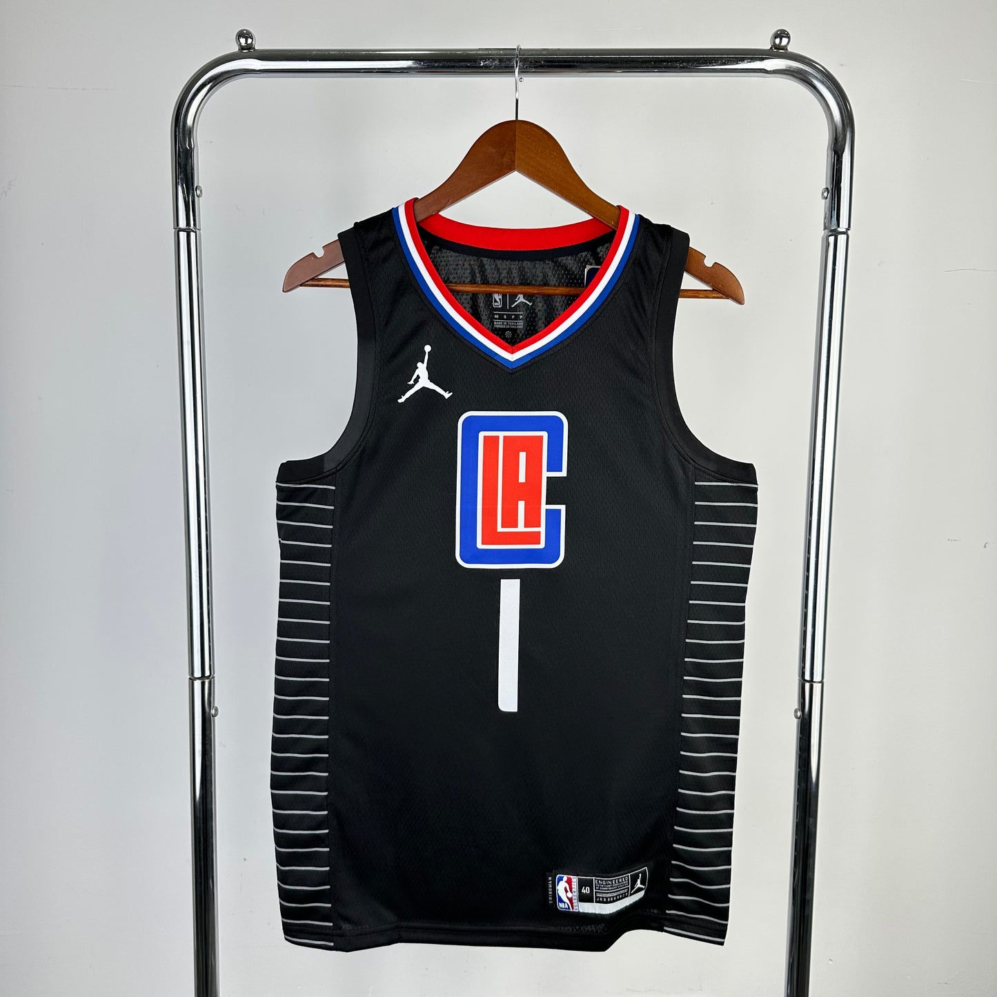 Los Angeles Clippers Black #1 HARDEN NBA Season Jerseys 2021
