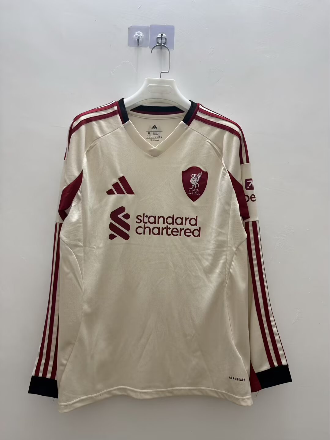 Liverpool 2025/2026 Away Long Sleeve Fan Version Football Jersey