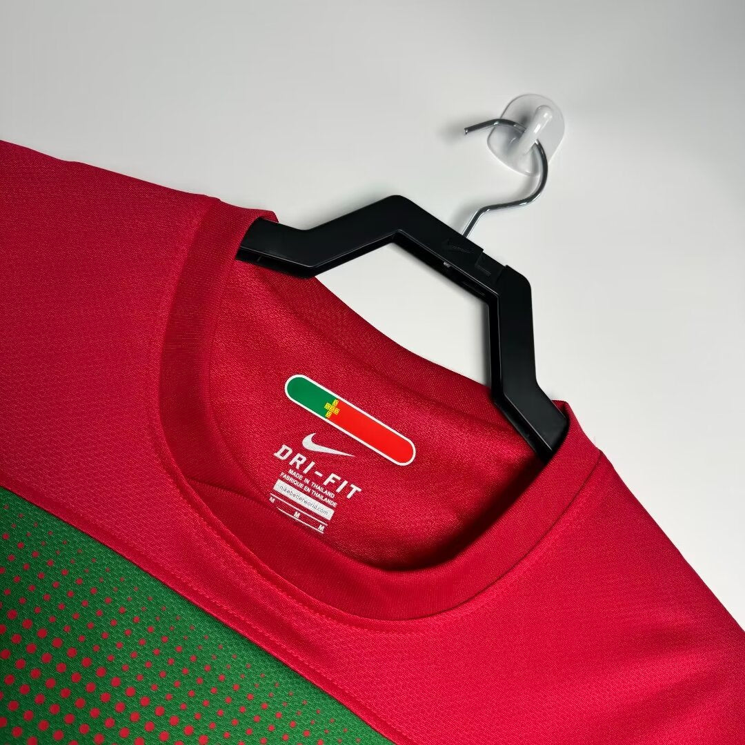 Retro Portugal 2010 Home Football Jersey