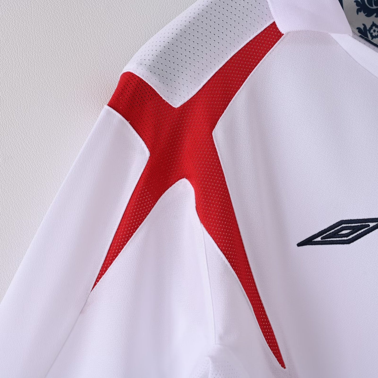 Retro England 2006 Home Long Sleeve Football Jersey