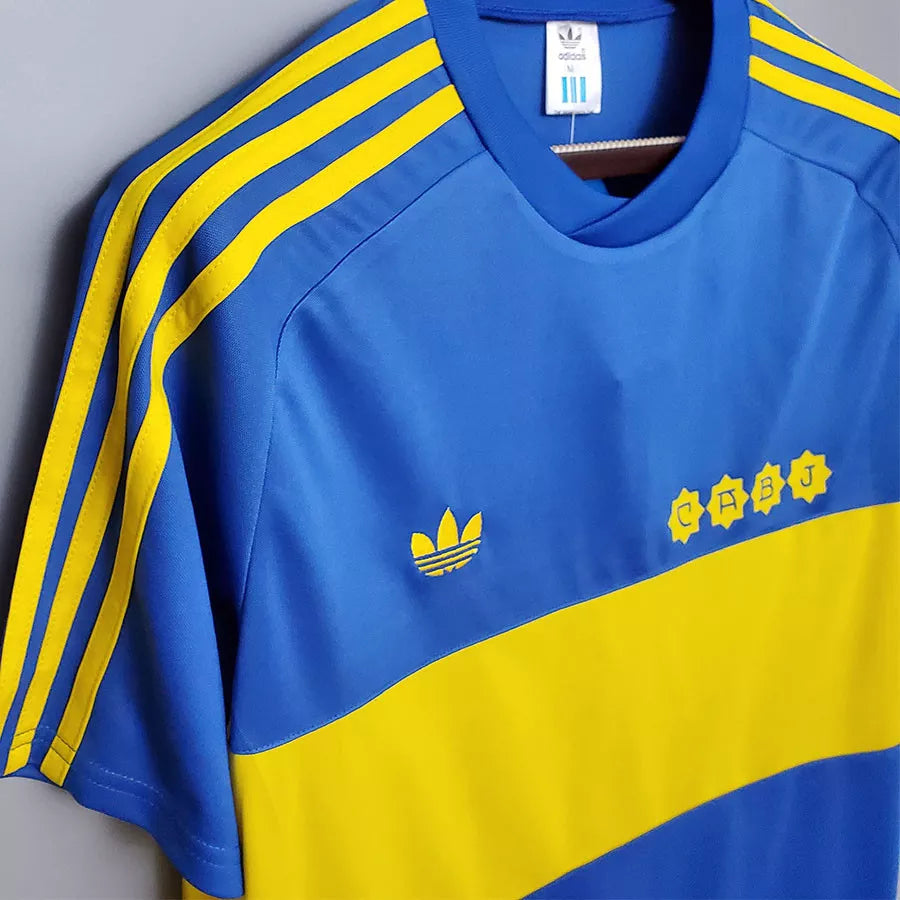 Retro Boca 1981 Home Fan Version Football Jersey