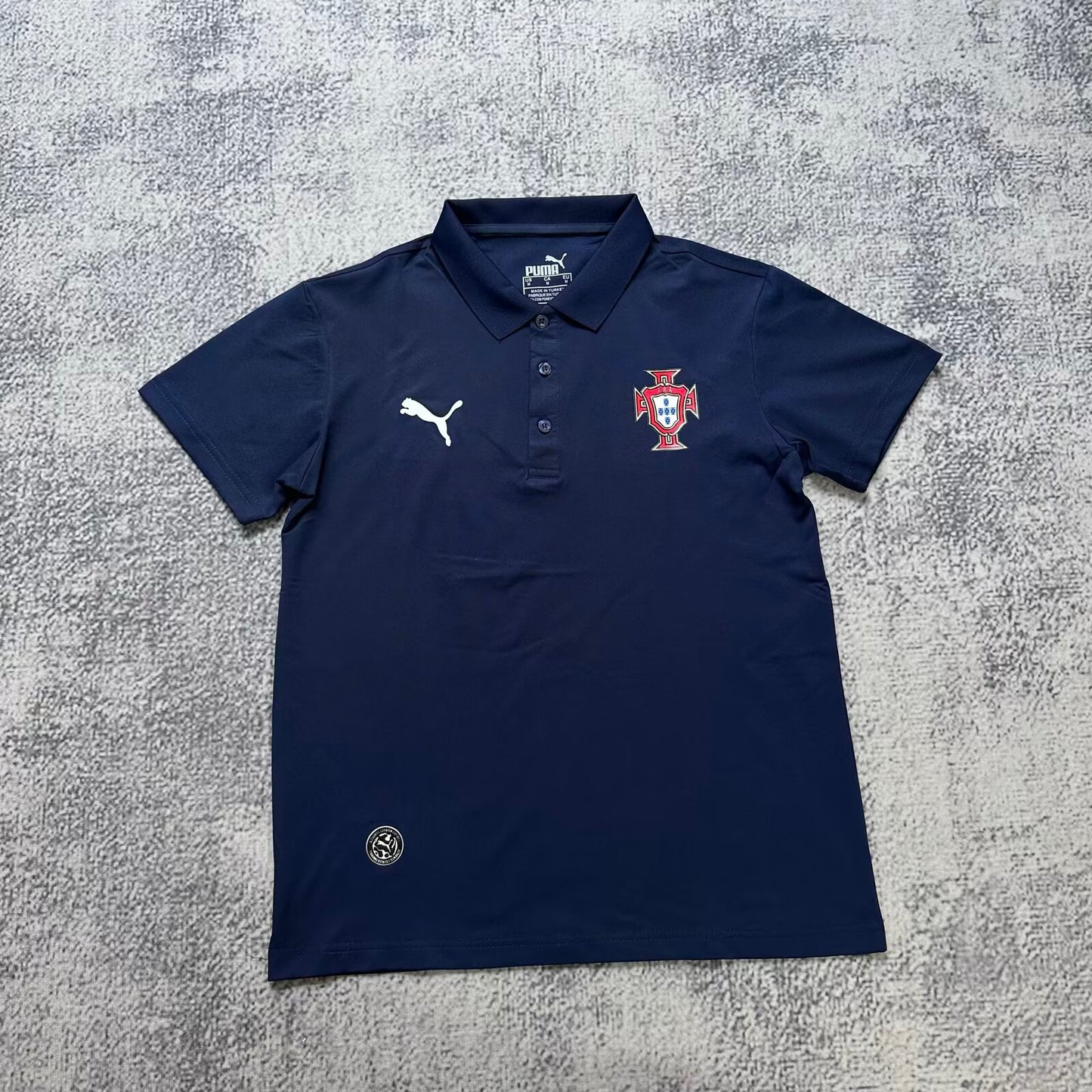 Portugal POLO T-shirt Black Grey White Blue Jersey