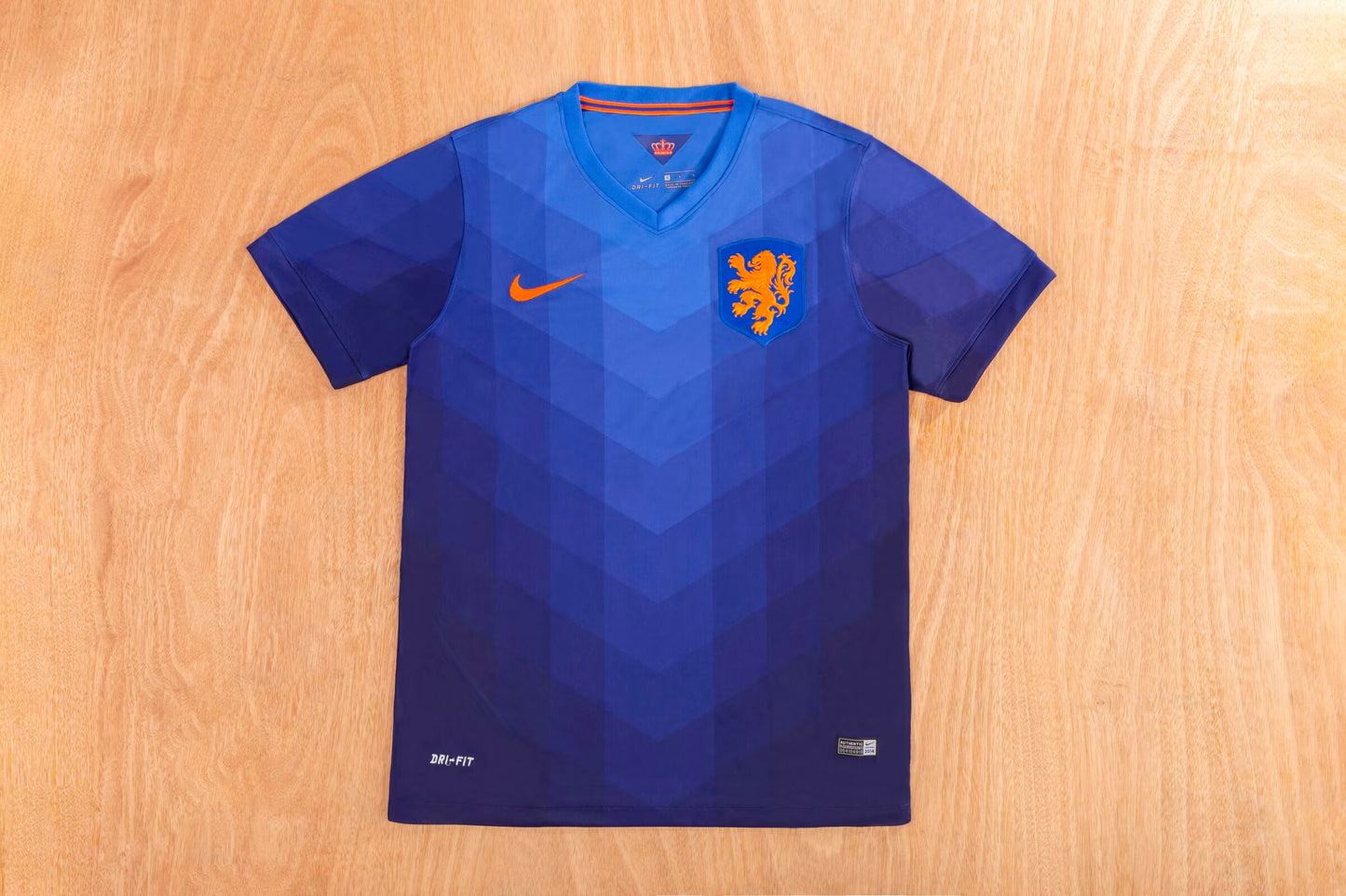 Retro Netherlands 2014 Away Football Jersey