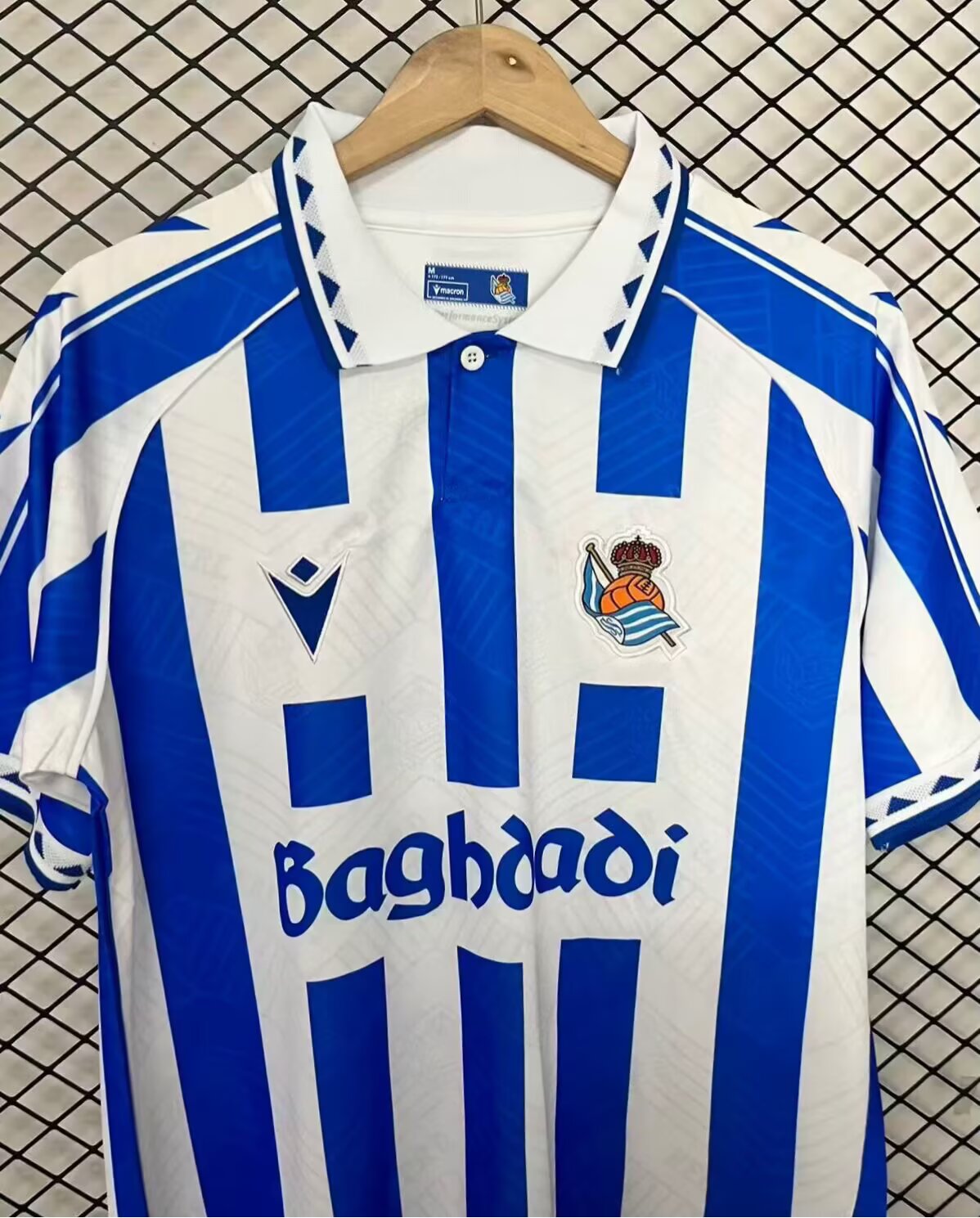 Retro Real Sociedad 2025/2026 Home Fan Version Football Jersey