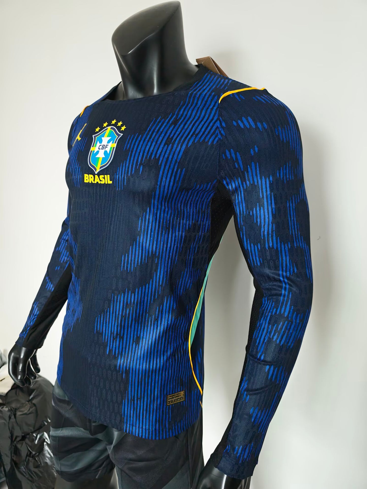 Brazil 2026/2027 Away Long Sleeve Player Version Football Jersey