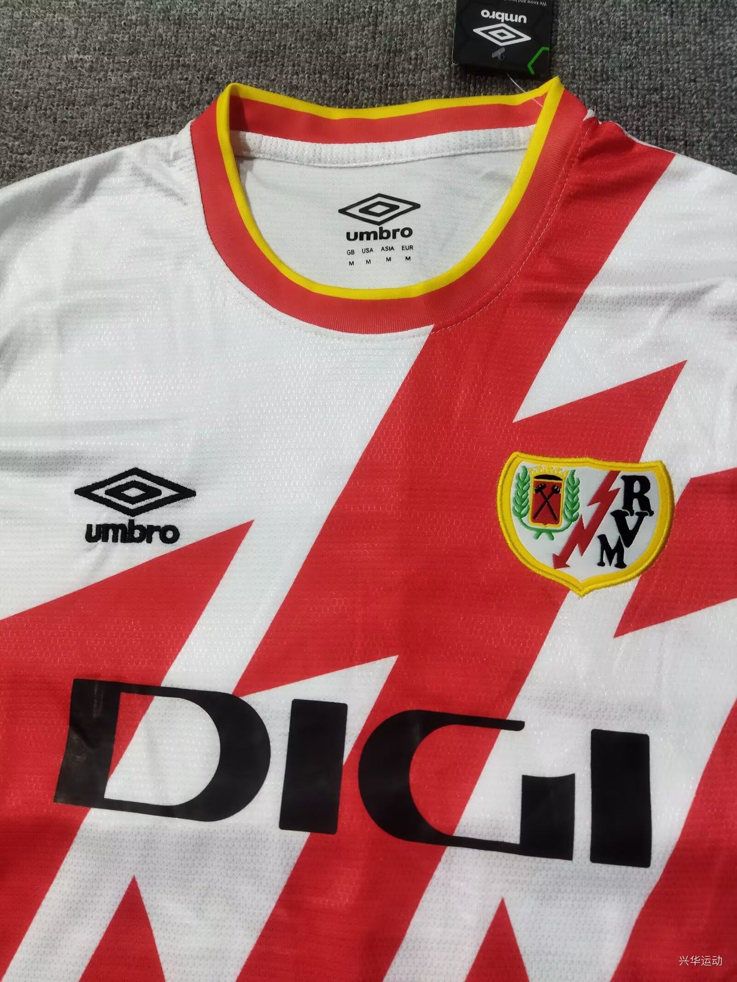 Rayo Vallecano 2024/2025 Home Fan Version Football Jersey