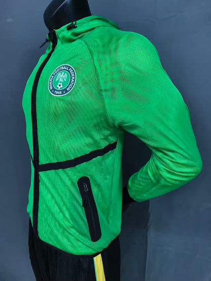 Nigeria Windbreaker Green Jersey 2026-2027