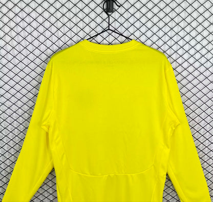 Retro Villarreal 2008/2009 Home Long Sleeve Fan Version Football Jersey