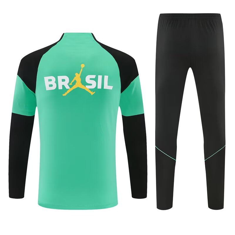 Brazil Training Tracksuit Green (Kids And Man 10-2XL) 2026-2027