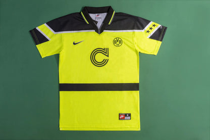 Retro Borussia Dortmund 1996/1997 Home Fan Version Football Jersey