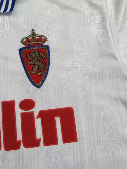 Retro Zaragoza 1997/1998 Home Fan Version Football Jersey