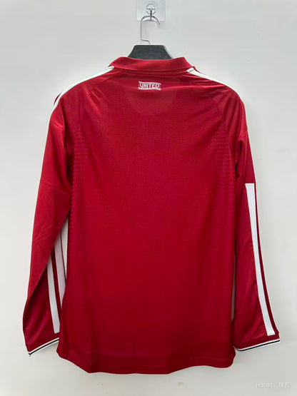 Manchester United Home Long Sleeve Player Jersey 2026-2027