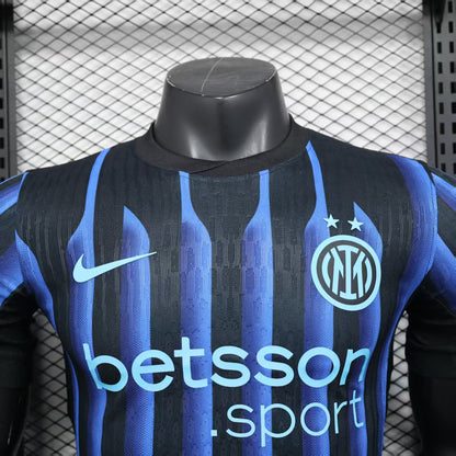 Inter Milan 2025/2026 Home Player Version Football Jersey