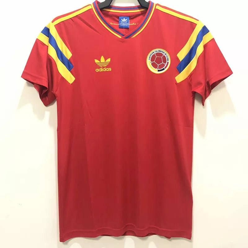 Retro Colombia 1990 Away Football Jersey