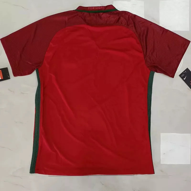Retro Portugal 2016 Home Football Jersey
