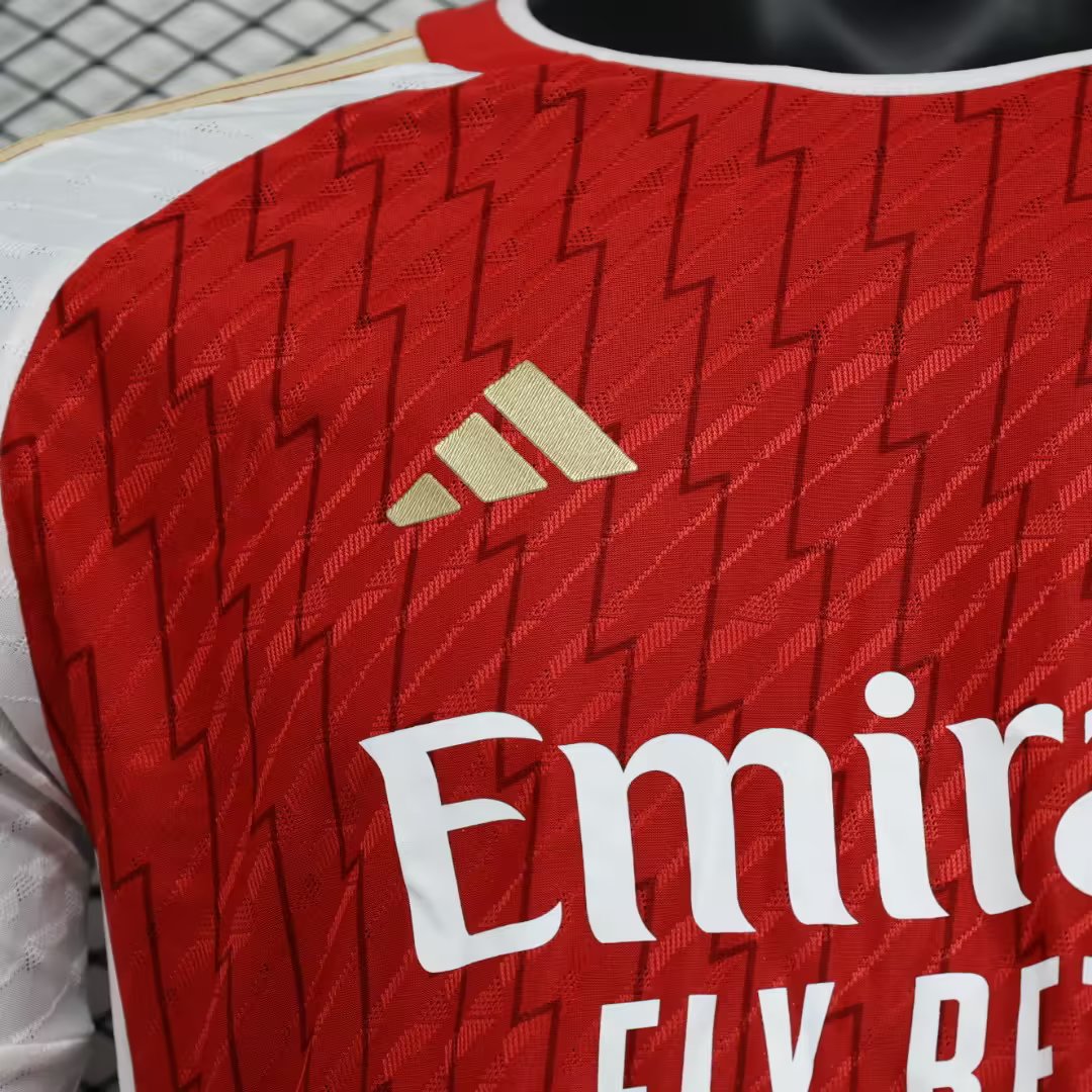 Arsenal 2023/2024 Home Long Sleeve Player Version Football Jersey