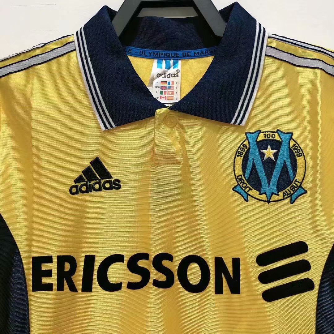 Retro Marseilles 1998/1999 Away Football Jersey