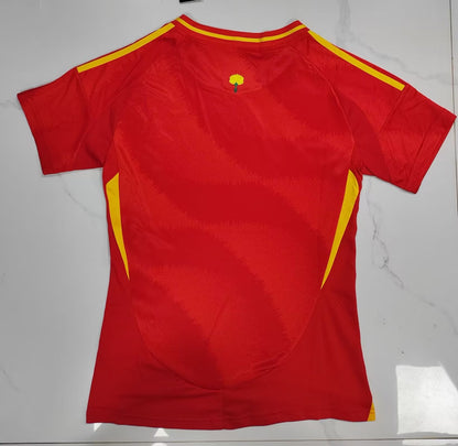 Spain 2024/2025 Women Home Fan Version Football Jersey