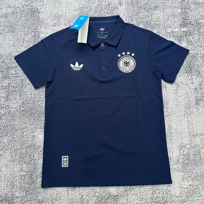 Germany POLO T-shirt Black Grey White Blue Jersey
