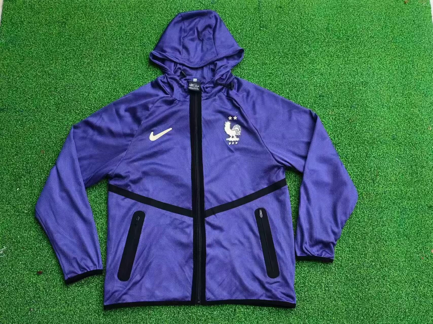 France Windbreaker Purple Jersey 2026-2027