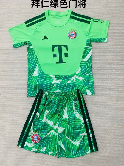 Bayern Munich 2026/2027 Kids Goalkeeper Fan Version Football Jersey