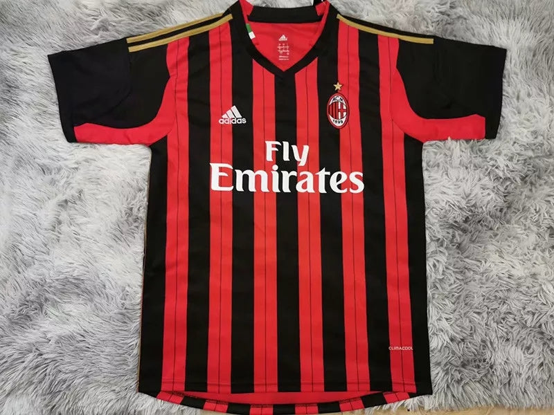 Retro AC Milan 2013/2014 Home Fan Version Football Jersey