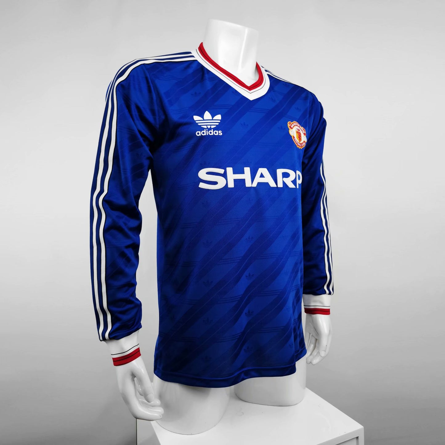 Retro Manchester united 1986 Away Long Sleeve Football Jersey