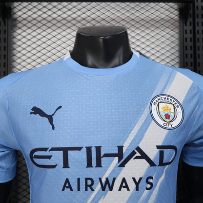Manchester City 2025/2026 Home Player Version Football Jersey