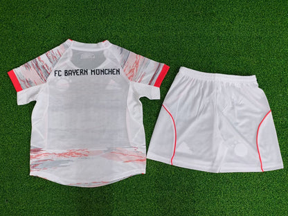 Bayern Munich 2025/2026 Kids Away Player Version Football Jersey