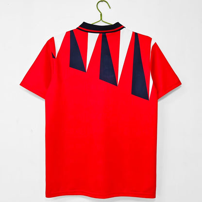 Retro England 1992 Away Fan Version Football Jersey