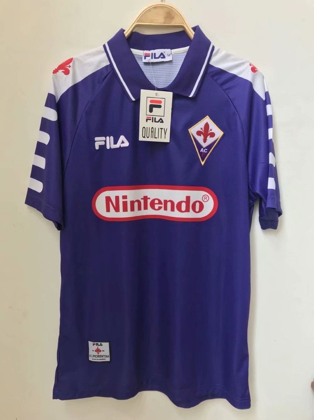 Retro Florence 1998/1999 Home Fan Version Football Jersey
